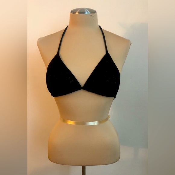 Midnight Black Bikini Top - Picture 1 of 4